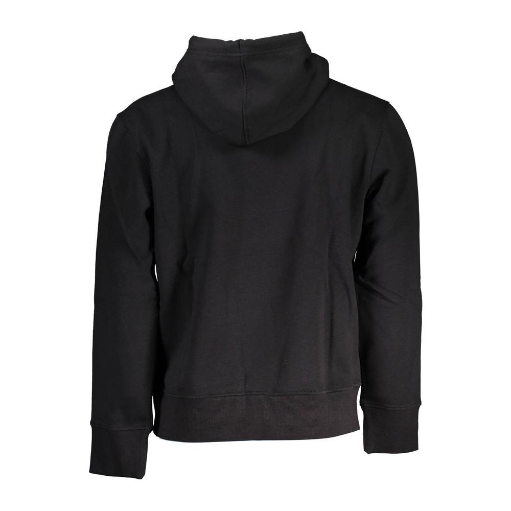 Calvin Klein Black Cotton Men Sweater Calvin Klein Black