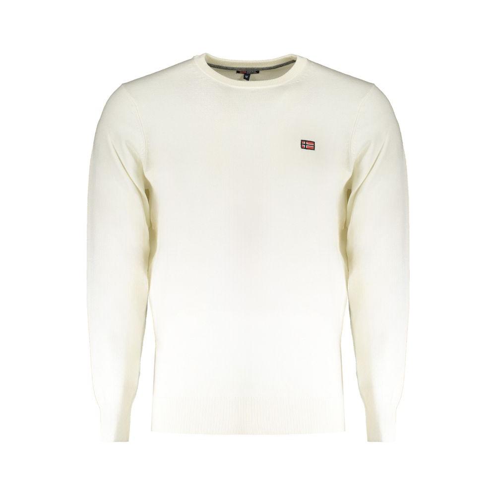 Norway 1963 White Wool Mens Sweater Norway 1963 Beige