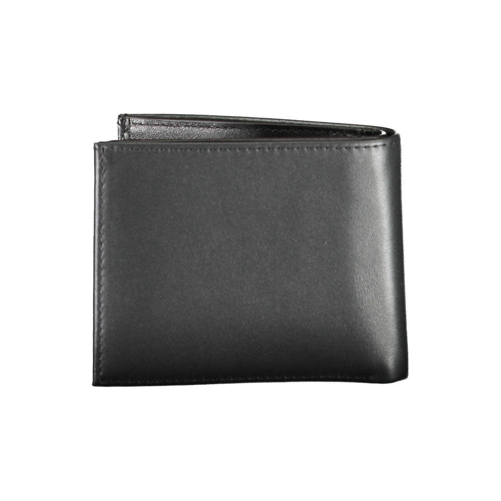 Calvin Klein Black Leather Men Wallet Calvin Klein Dark Slate Gray