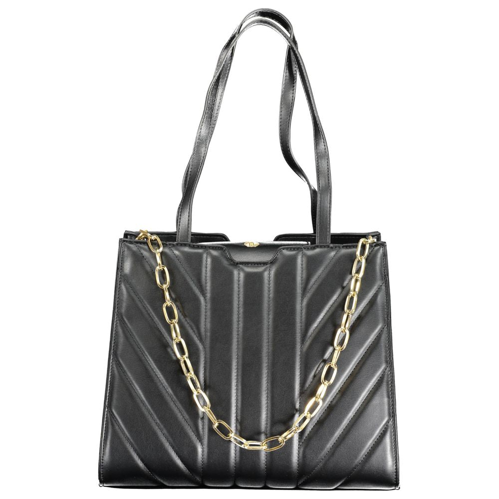 Valentino Bags Black Polyethylene Handbag Valentino Bags Dark Slate Gray