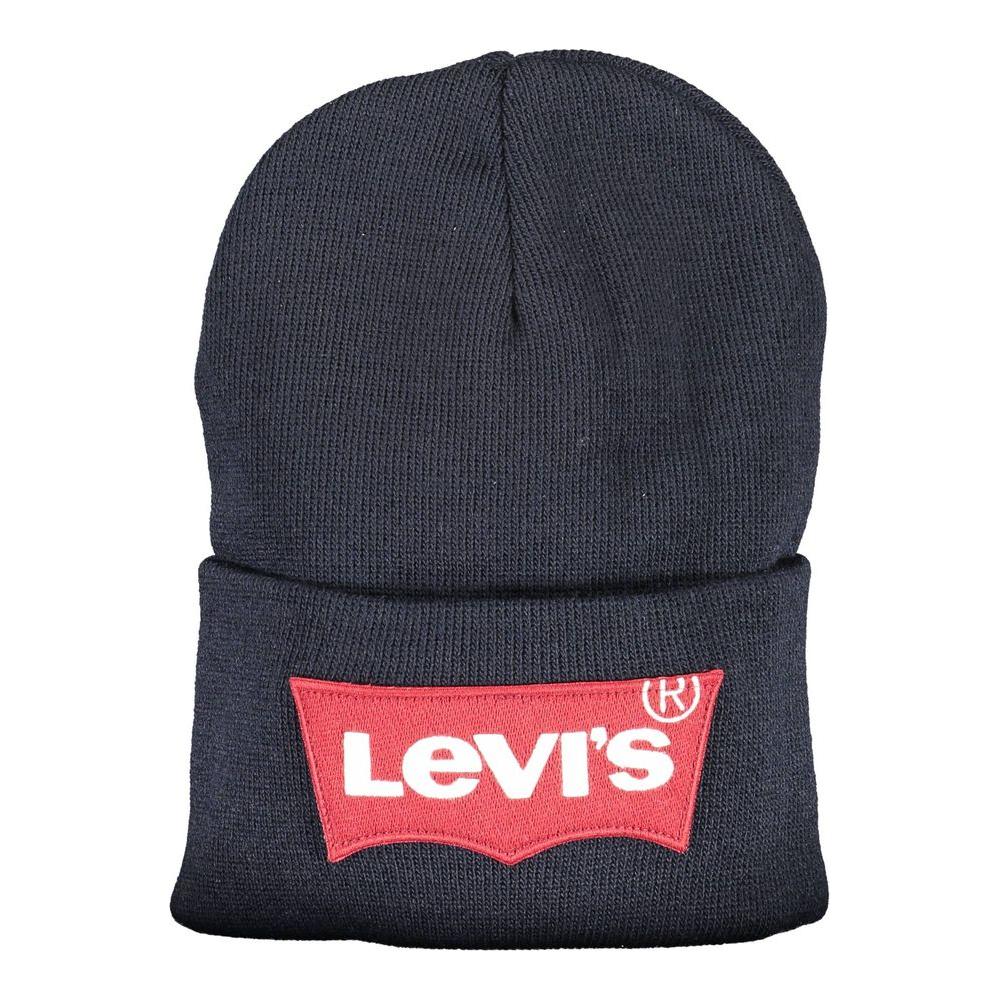 Levi's Blue Acrylic Men Cap Levi's Dark Slate Gray