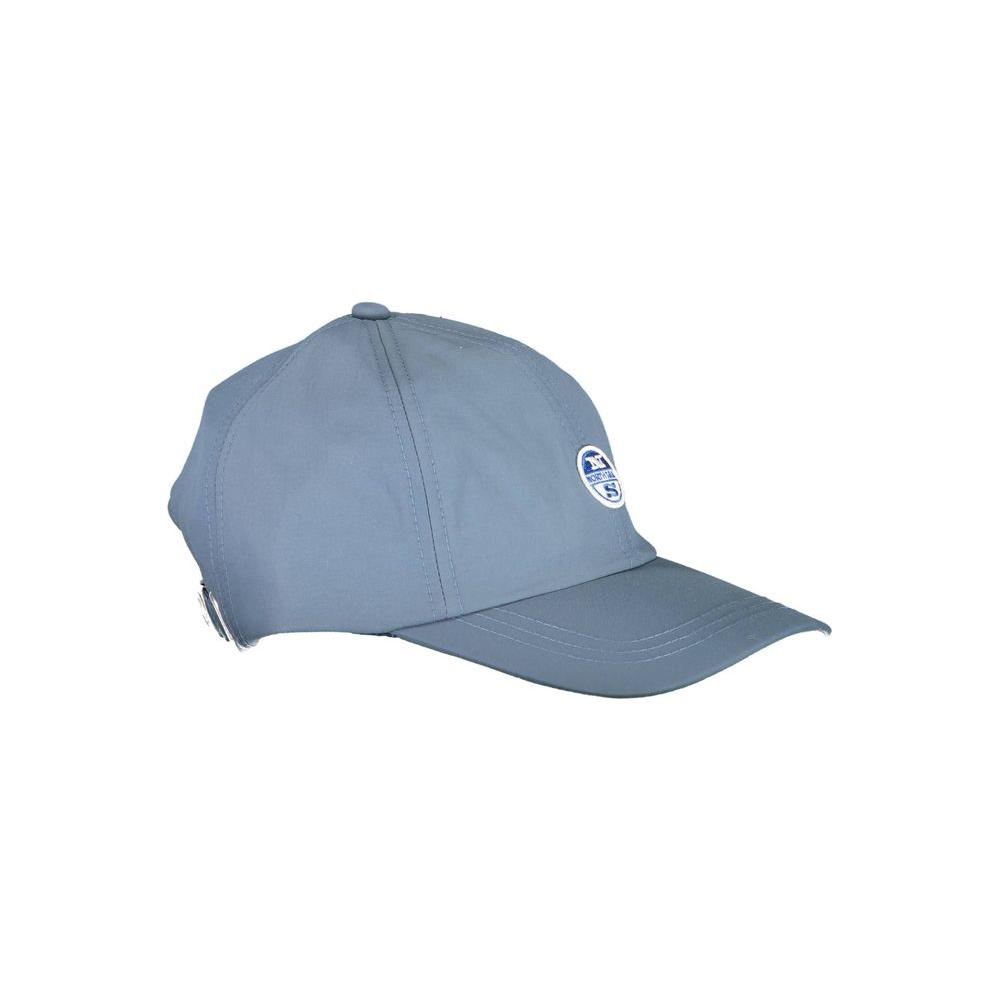 North Sails Blue Polyamide Men Cap North Sails Light Slate Gray