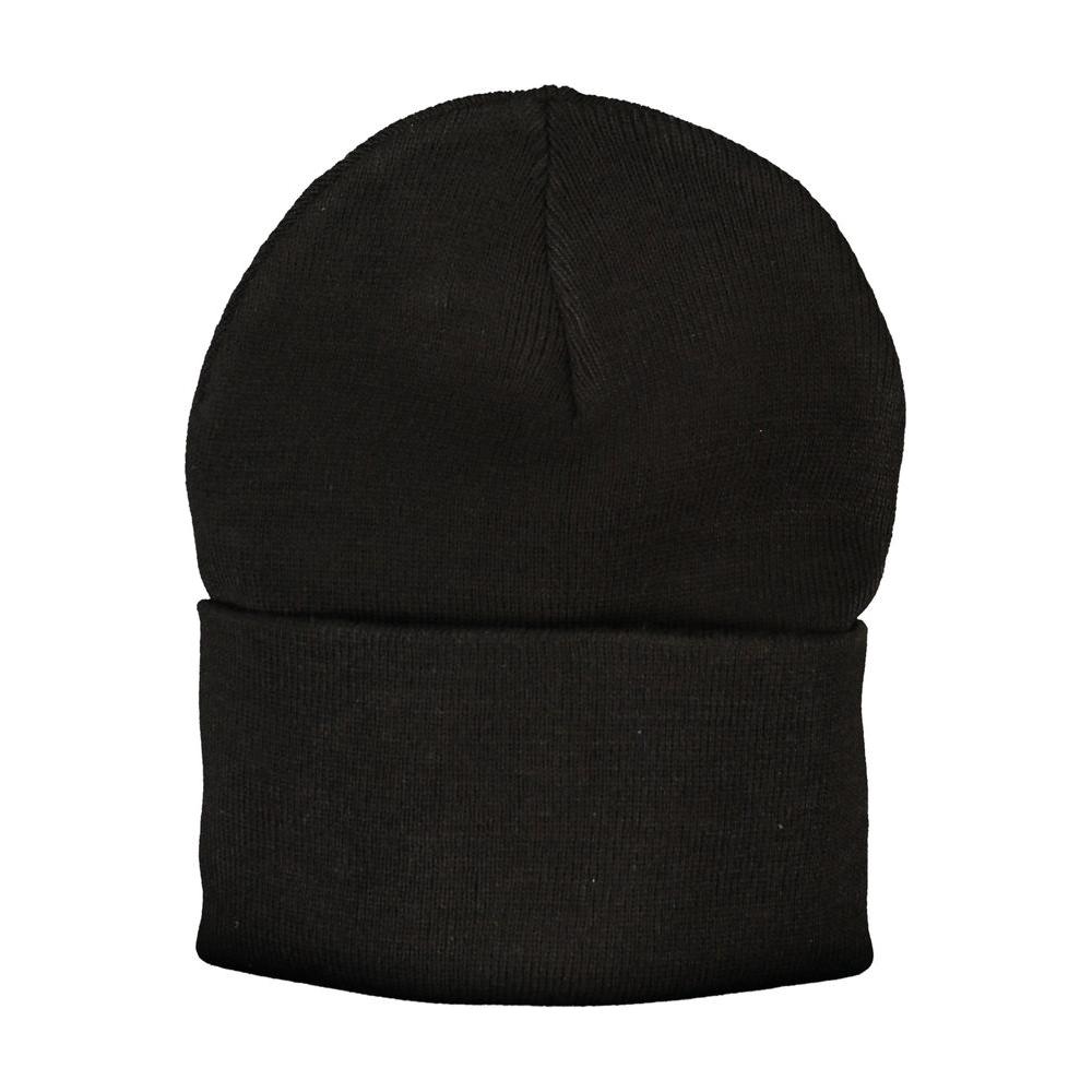 La Martina Black Polyester Hats & Cap La Martina Black