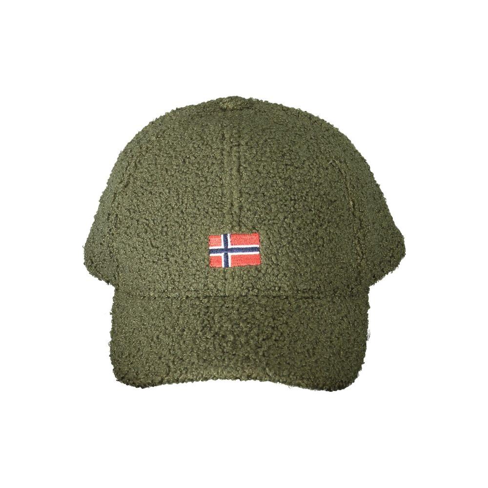 Norway 1963 Green Polyester Men Cap Norway 1963 Dark Olive Green
