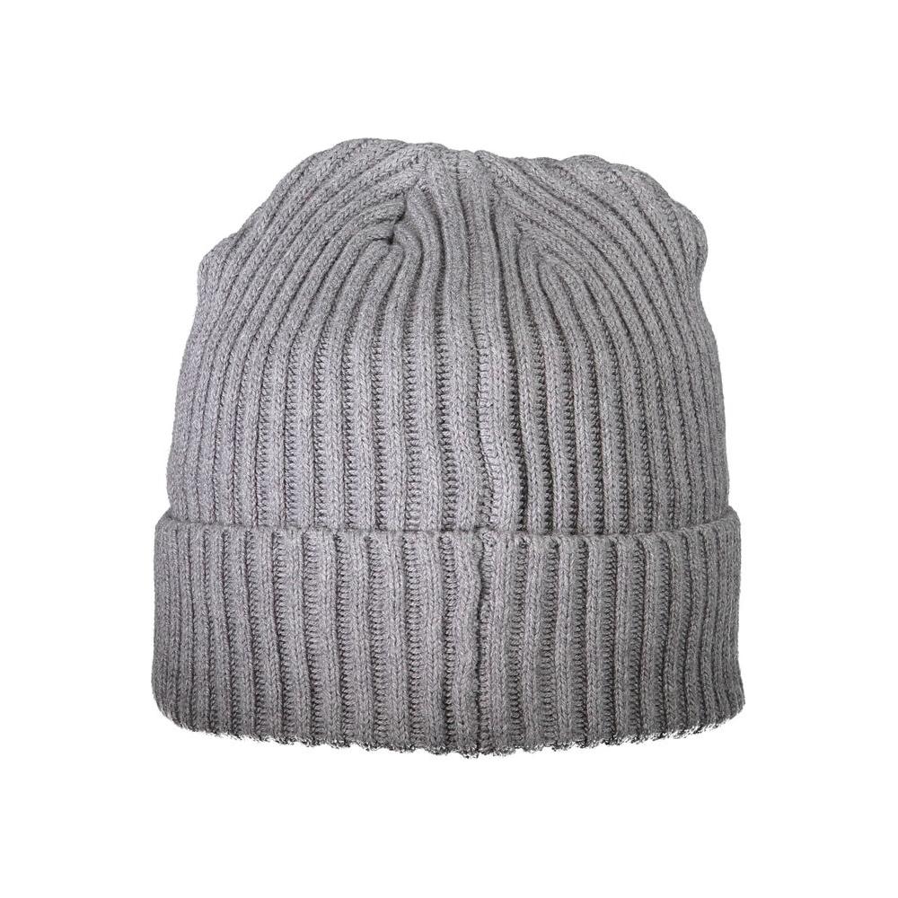 North Sails Gray Cotton Men Cap North Sails Light Slate Gray