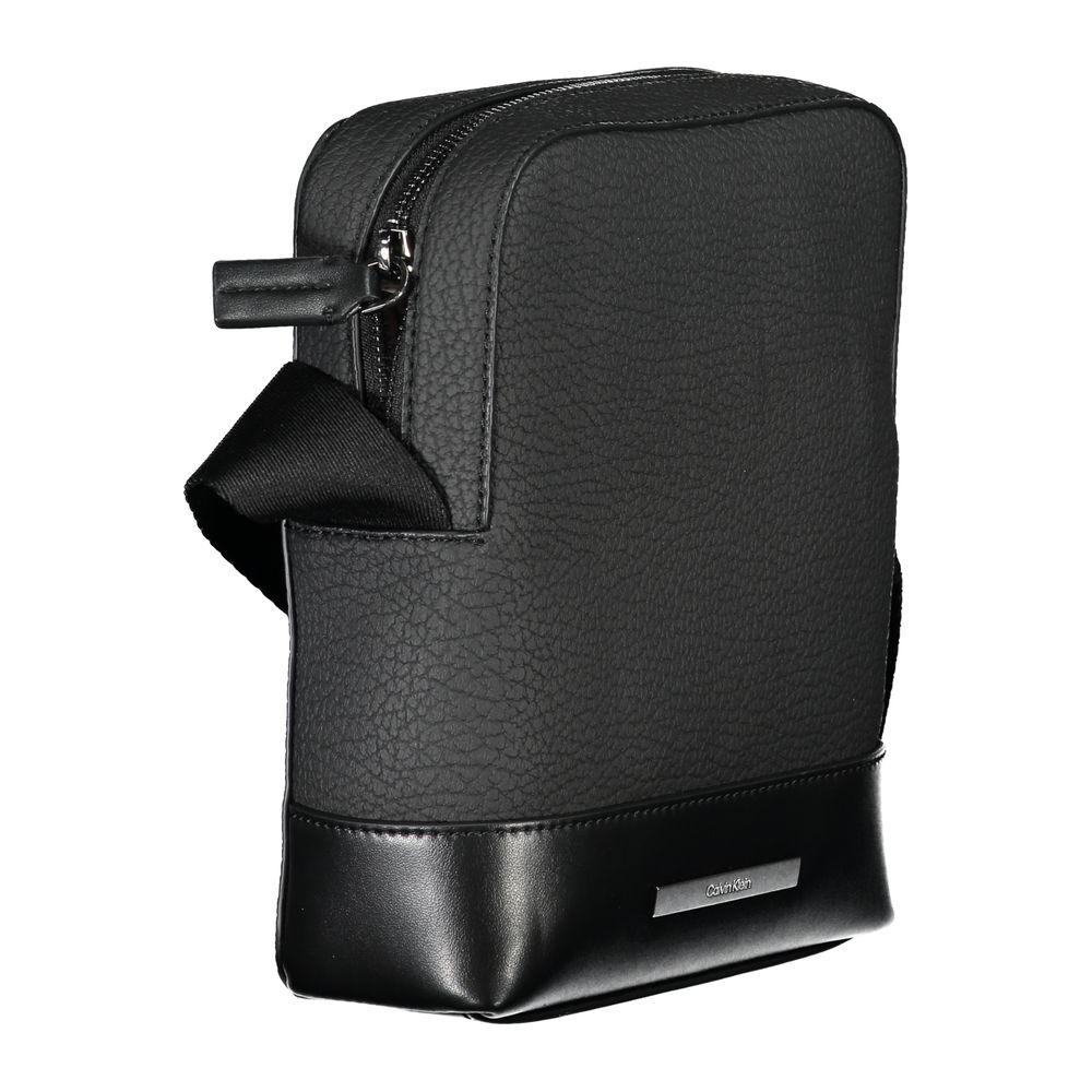Calvin Klein Sleek Black Shoulder Bag with Contrasting Details Calvin Klein Dark Slate Gray