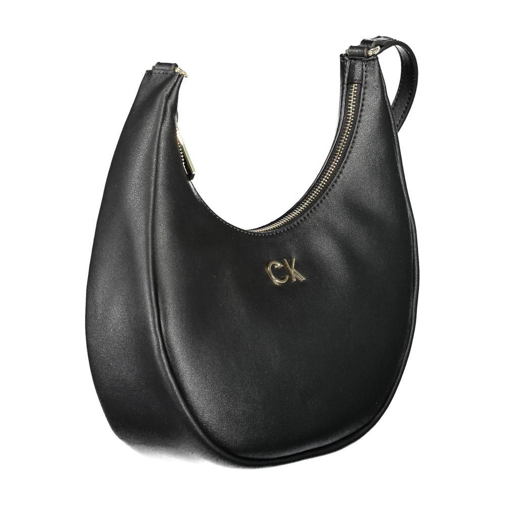 Calvin Klein Black Polyester Women Handbag Calvin Klein Dark Slate Gray