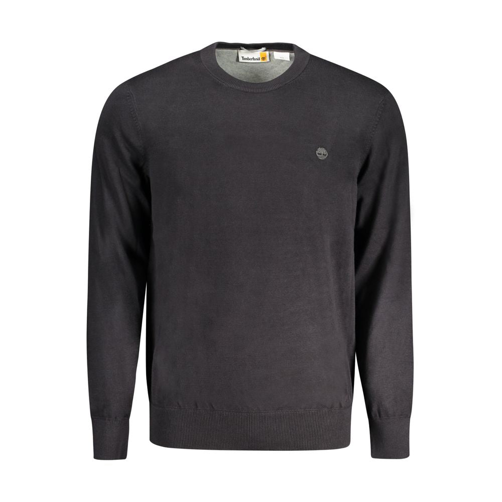Timberland Black Cotton Men Sweater Timberland Dark Slate Gray