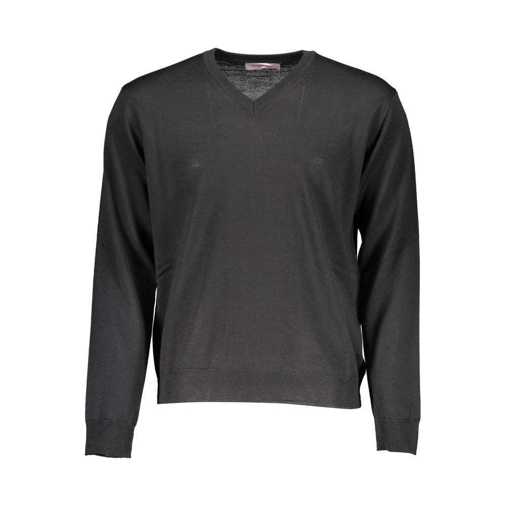 Romeo Gigli Black Wool Sweater Romeo Gigli Dark Slate Gray
