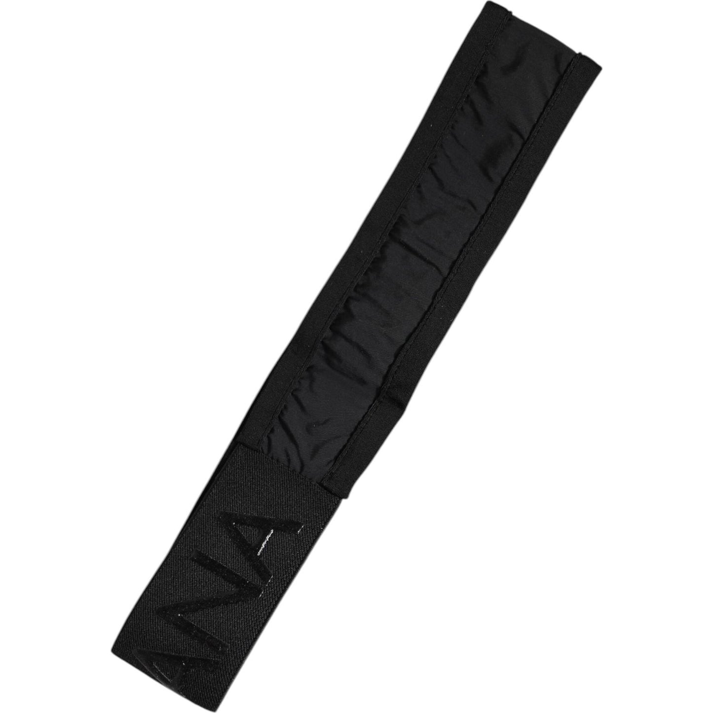 Dolce & Gabbana Black DG Logo Nylon Knitted Men Head Band Hat Dolce & Gabbana Black