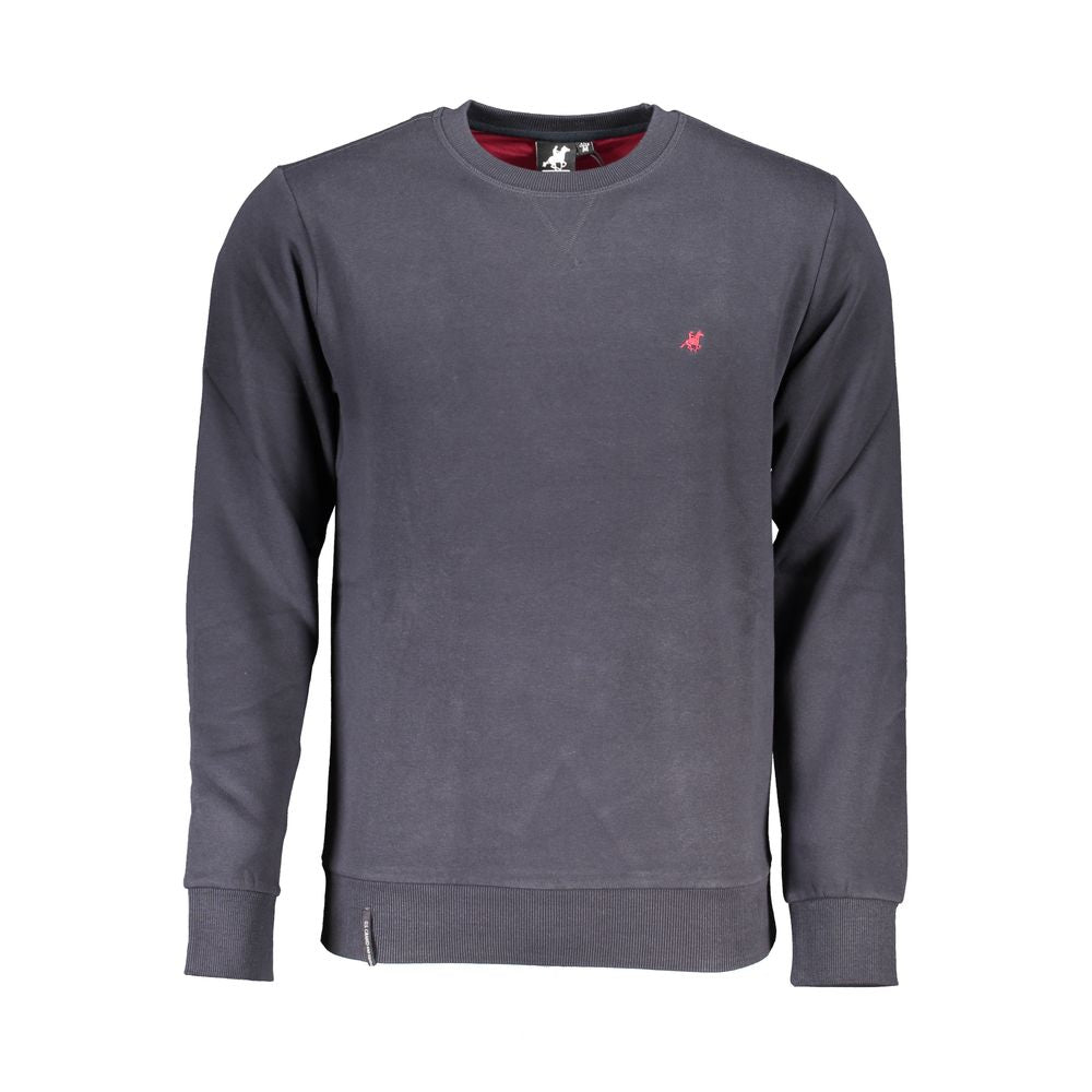 U.S. Grand Polo Blue Cotton Sweater U.S. Grand Polo Dim Gray