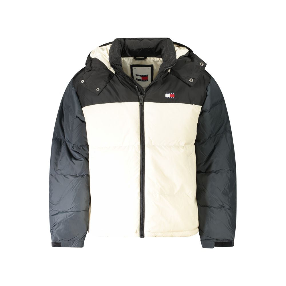 Tommy Hilfiger Black Polyester Men Jacket Tommy Hilfiger Beige