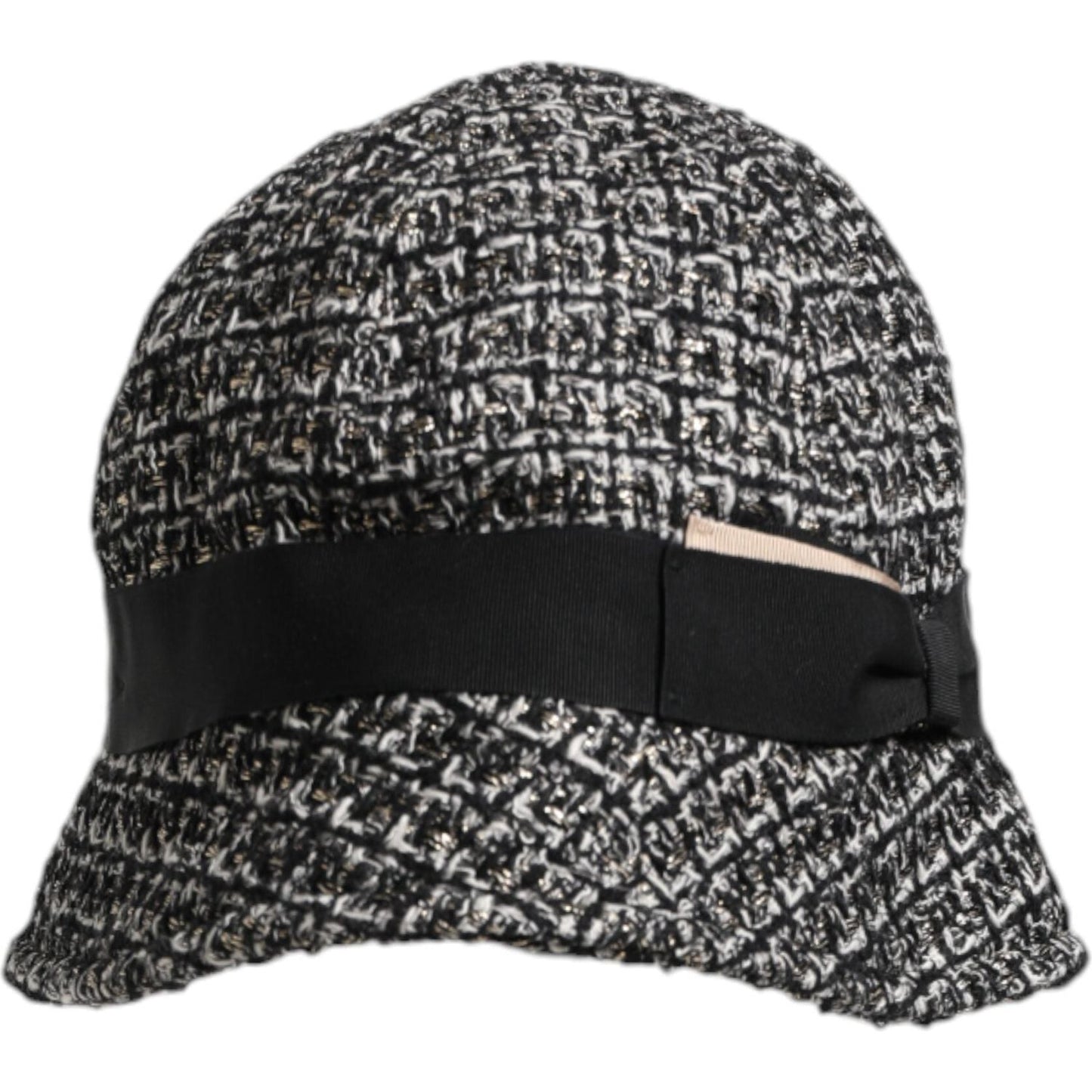 Dolce & Gabbana Black Cotton Blend Bucket Hat Dolce & Gabbana Dark Slate Gray