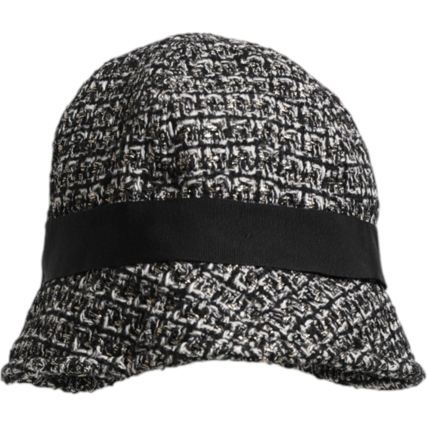 Dolce & Gabbana Black Cotton Blend Bucket Hat Dolce & Gabbana Dark Slate Gray