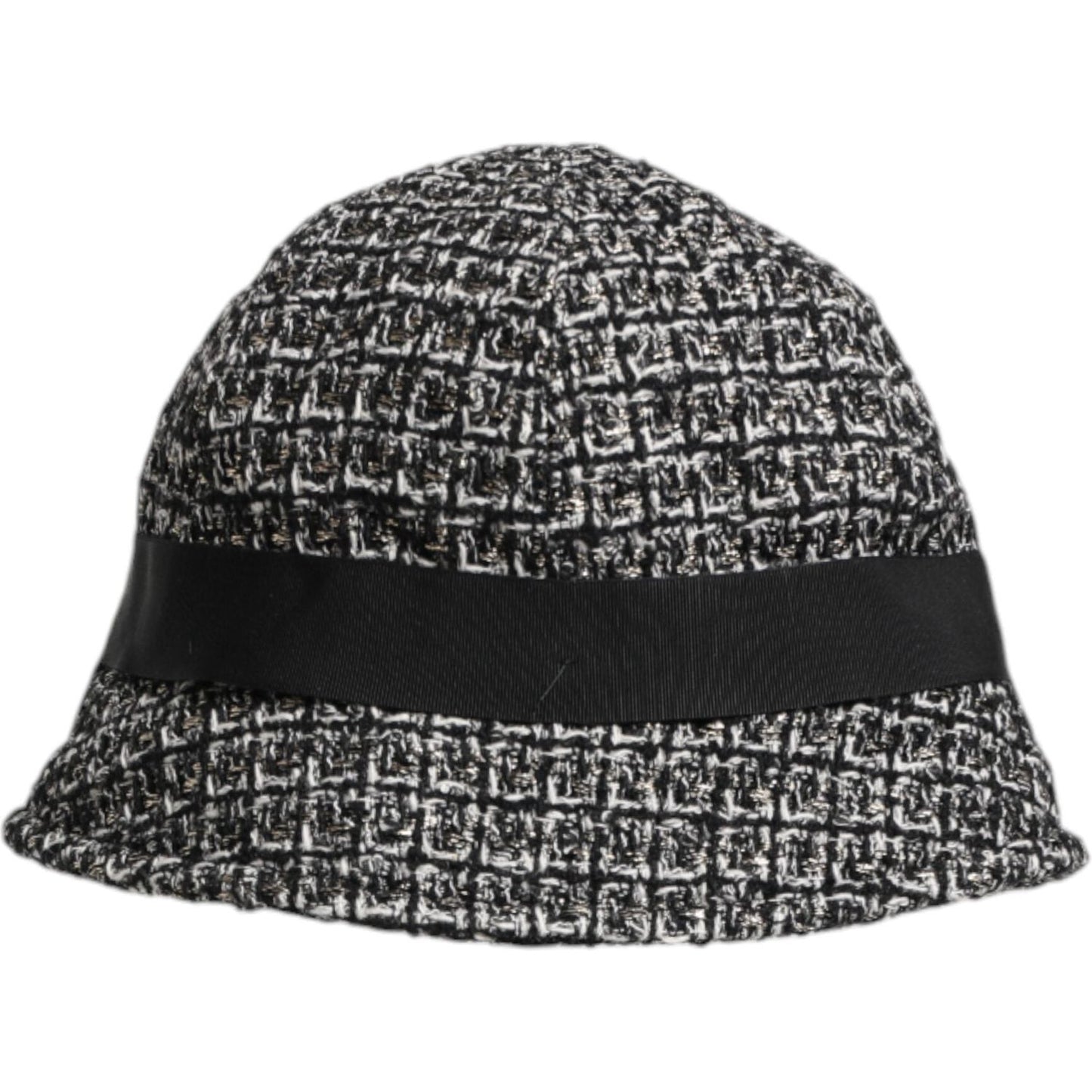 Dolce & Gabbana Black Cotton Blend Bucket Hat Dolce & Gabbana Dark Slate Gray