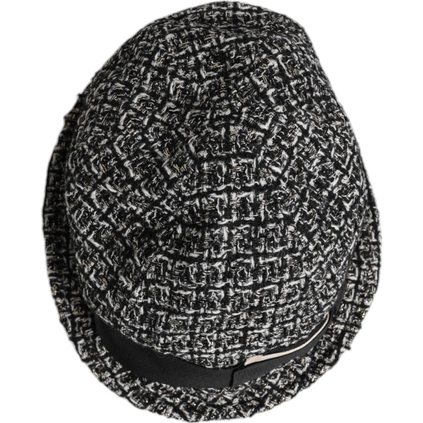 Dolce & Gabbana Black Cotton Blend Bucket Hat Dolce & Gabbana Dark Slate Gray