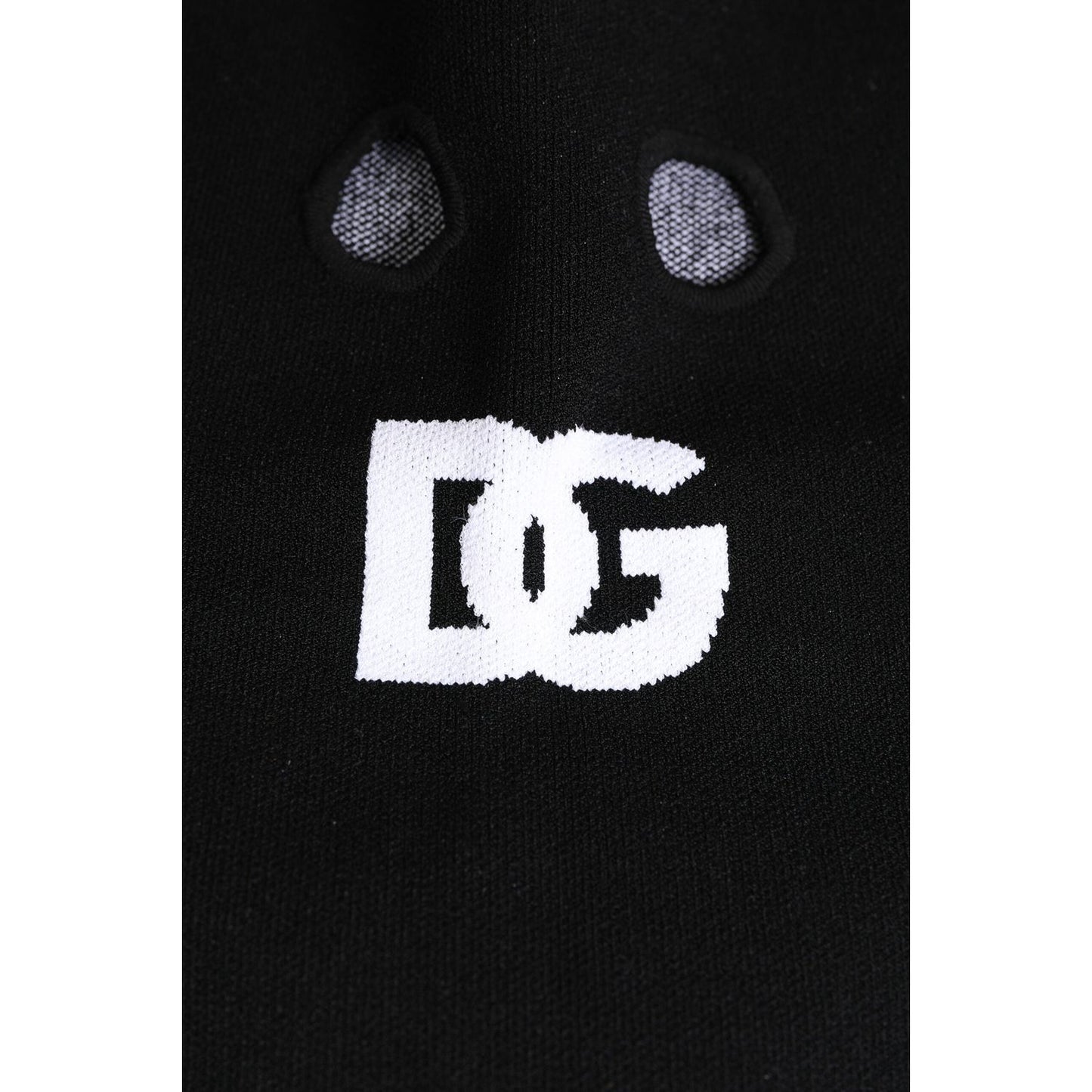 Dolce & Gabbana Black Cashmere Knitted Ski Mask Balaclava Hat Dolce & Gabbana Black