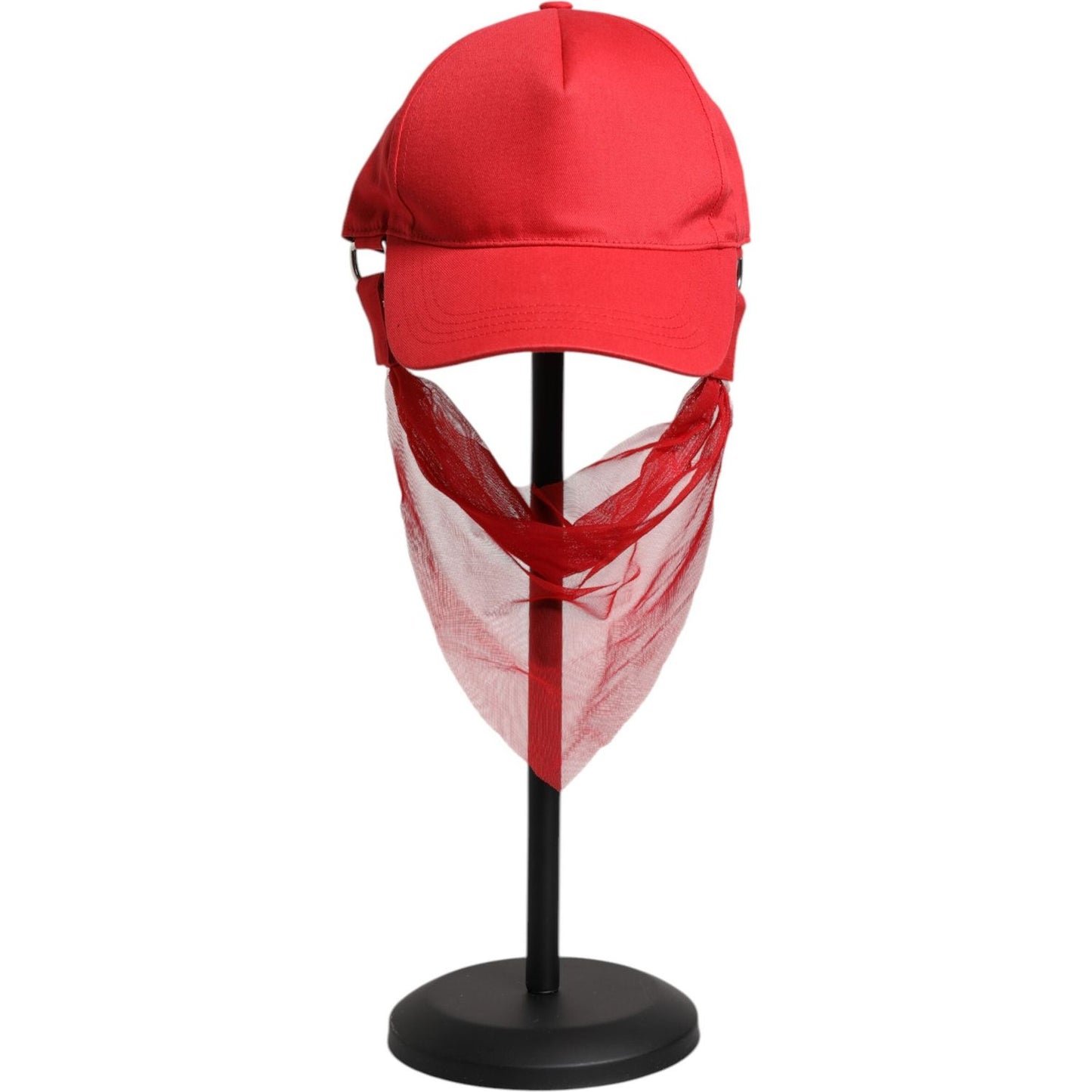 Dolce & Gabbana Red Cotton 6 Panels Women Baseball Cap Dolce & Gabbana Maroon