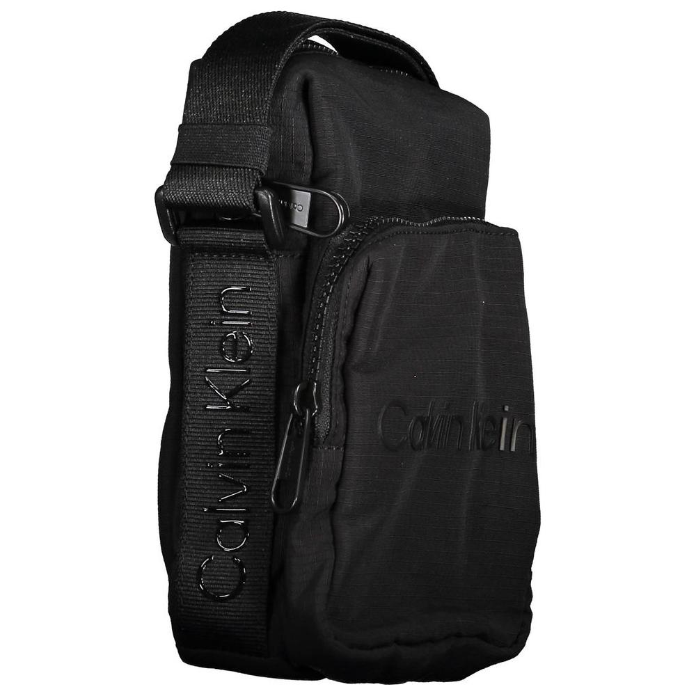Calvin Klein Black Nylon Men Shoulder Bag Calvin Klein Black