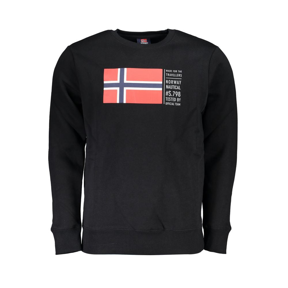 Norway 1963 Black Cotton Sweater Norway 1963 Black