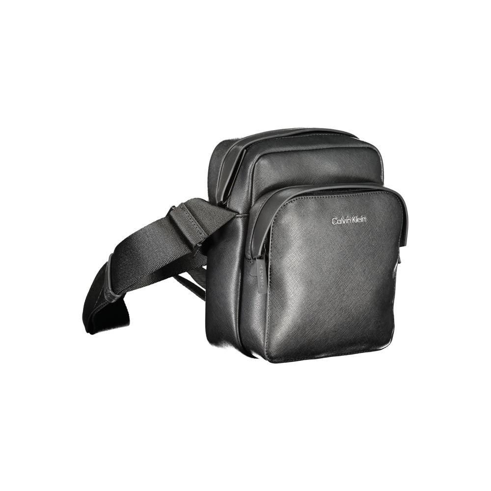 Calvin Klein Black Polyester Shoulder Bag Calvin Klein Dark Slate Gray