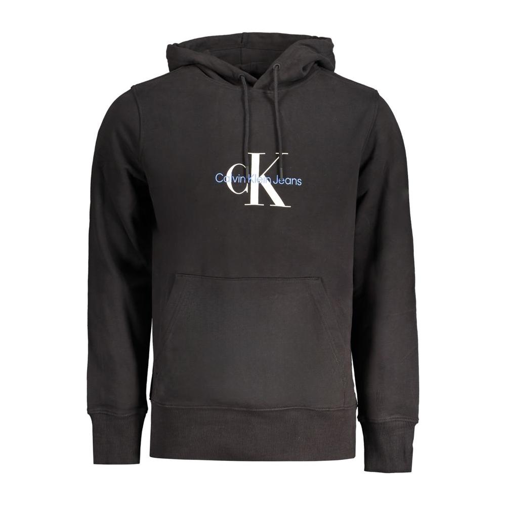 Calvin Klein Black Cotton Sweater Calvin Klein Dark Slate Gray