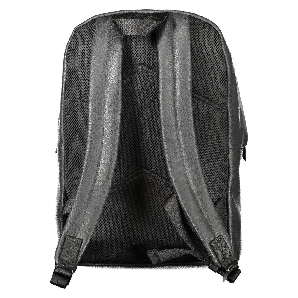 Calvin Klein Black Polyester Men Backpack Calvin Klein Dark Slate Gray
