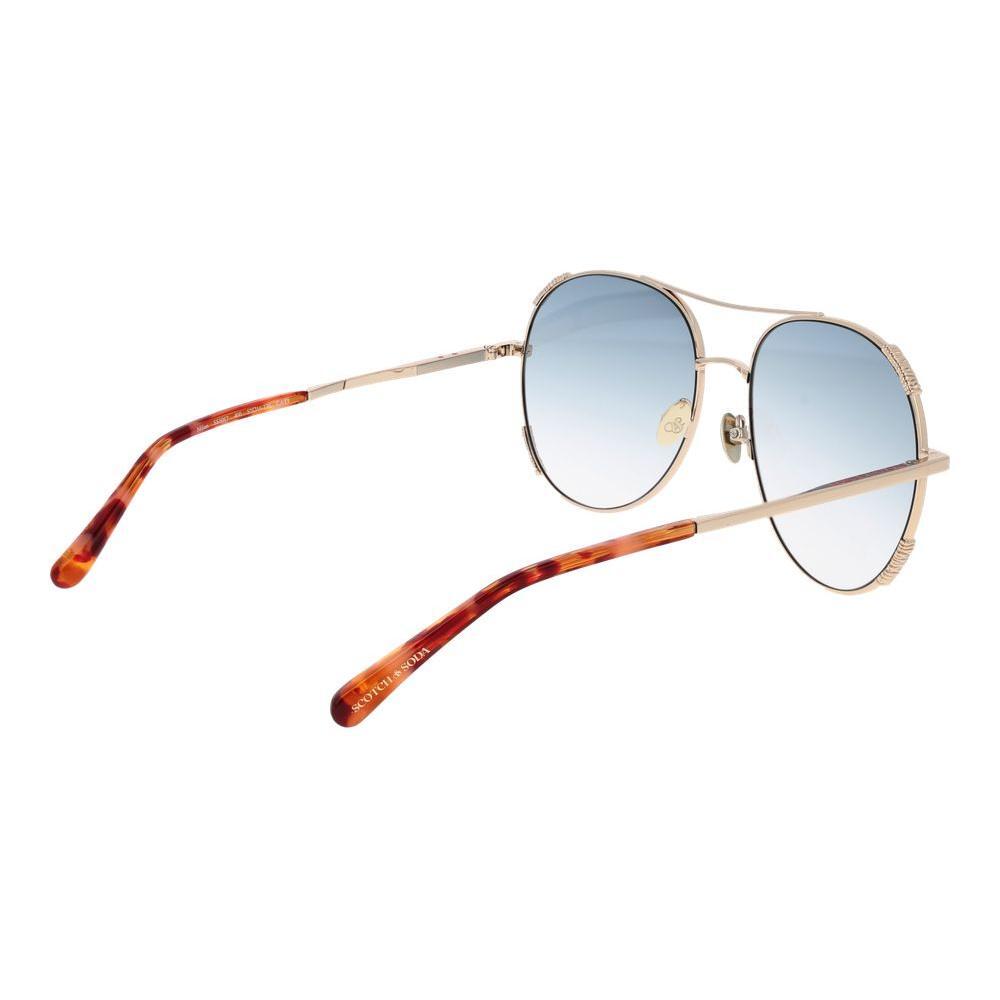 Scotch & Soda Gold Acetate Sunglasses