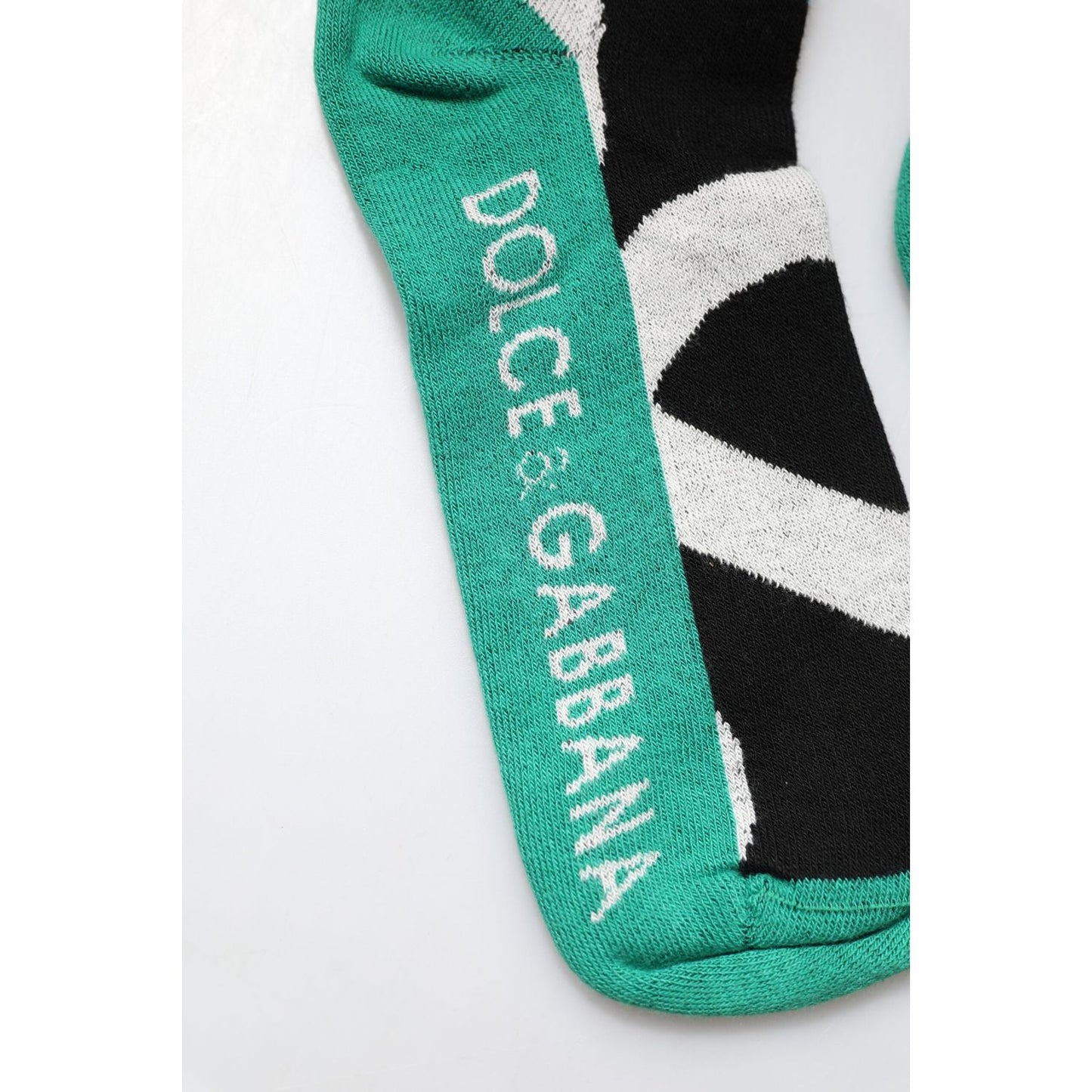 Dolce & Gabbana Multicolor Cotton Stretch Over Calf Socks Dolce & Gabbana Lavender