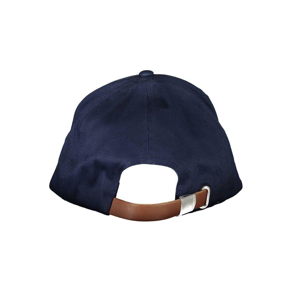 La Martina Blue Cotton Hats & Cap La Martina Dark Slate Gray