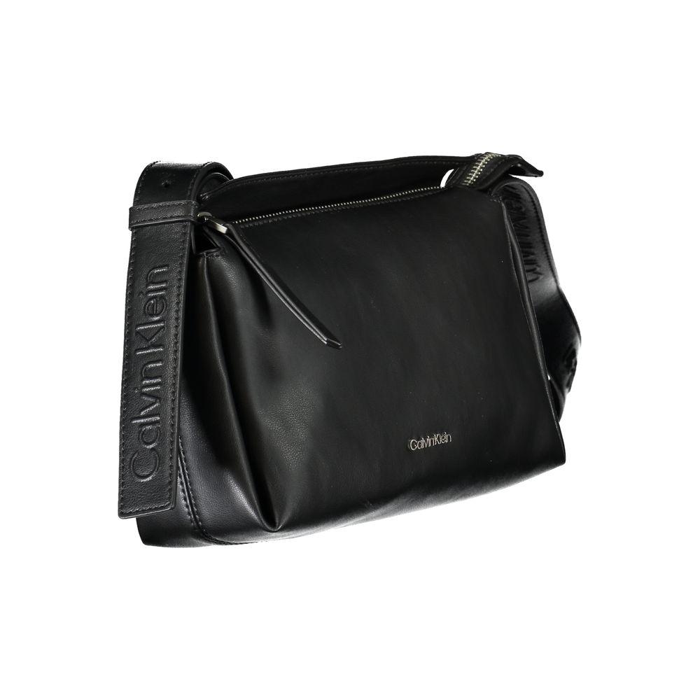 Calvin Klein Black Polyester Handbag Calvin Klein Dark Slate Gray