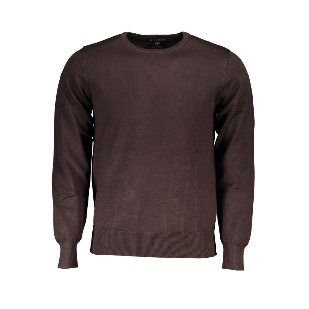 U.S. Grand Polo Brown Nylon Sweater U.S. Grand Polo Dark Slate Gray