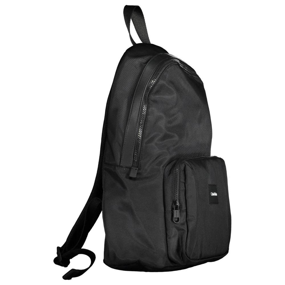 Calvin Klein Black Polyester Men Backpack Calvin Klein Dark Slate Gray