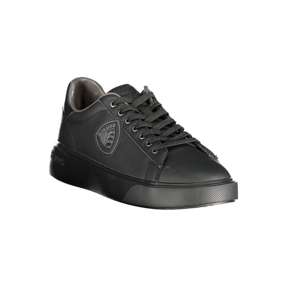 Blauer Black Polyester Sneaker Blauer Dark Slate Gray