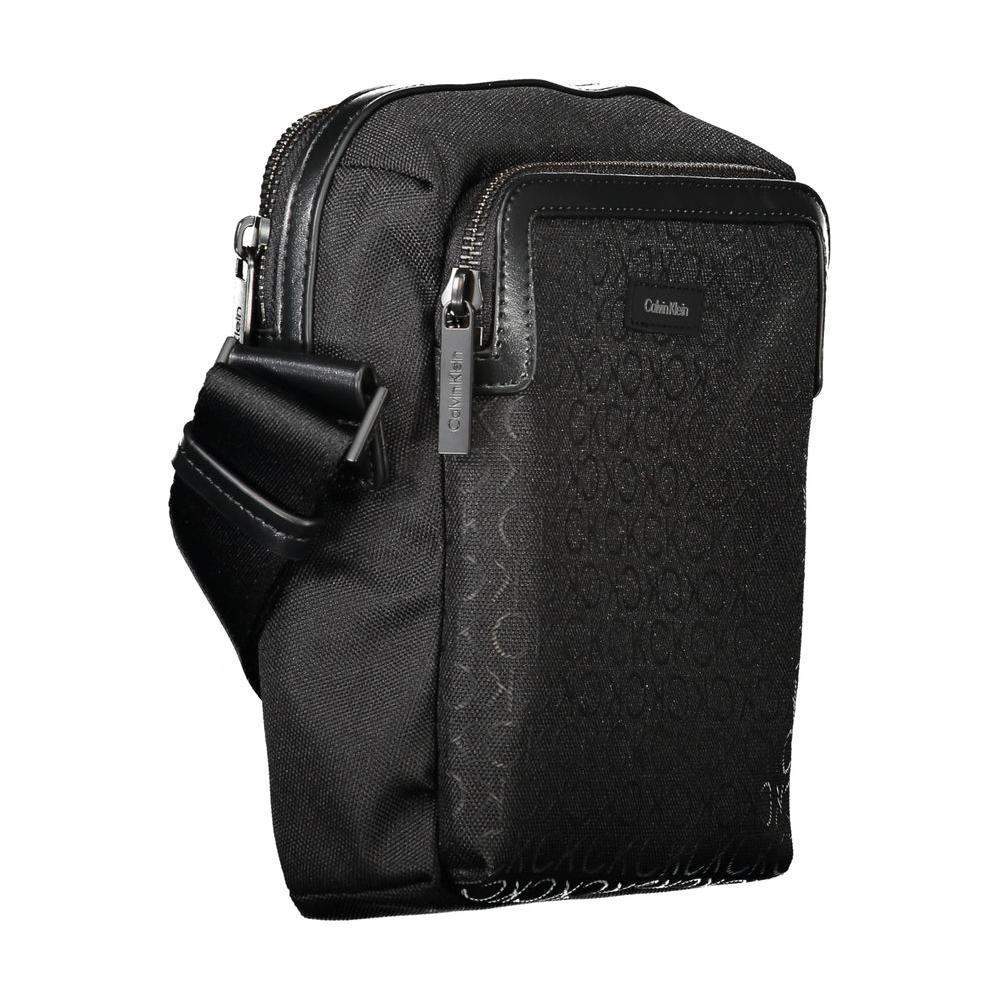 Calvin Klein Black Polyester Men Shoulder Bag Calvin Klein Dark Slate Gray