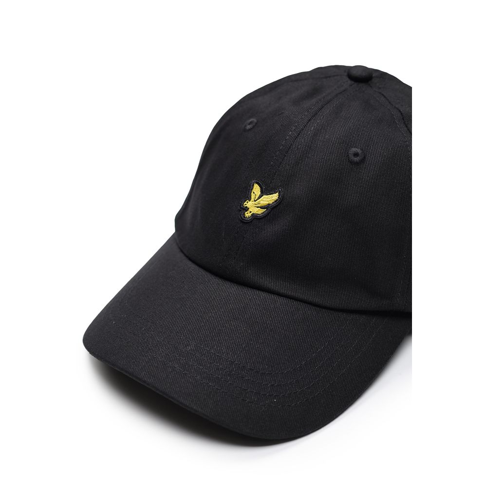 Lyle & Scott Black Cotton Hats & Cap Lyle & Scott Dark Slate Gray
