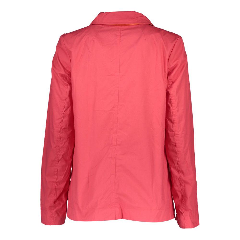 Gant Red Cotton Women Jacket Gant Tomato