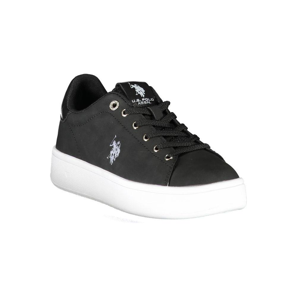 U.S. POLO ASSN. Black Polyester Women Sneaker U.S. POLO ASSN. Dark Slate Gray