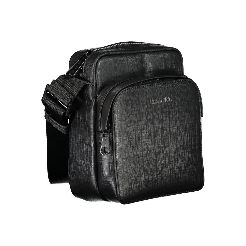 Calvin Klein Elegant Black Shoulder Bag with Contrasting Details Calvin Klein Dark Slate Gray