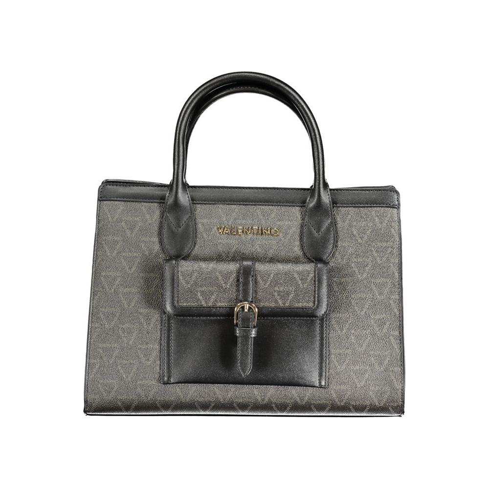 Valentino Bags Black Polyethylene Handbag Valentino Bags Dim Gray