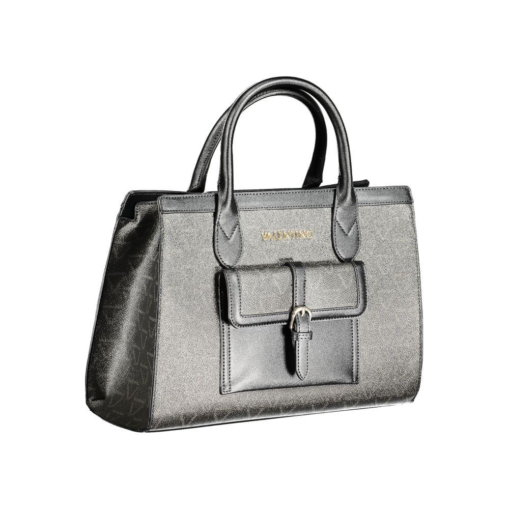 Valentino Bags Black Polyethylene Handbag Valentino Bags Dark Gray