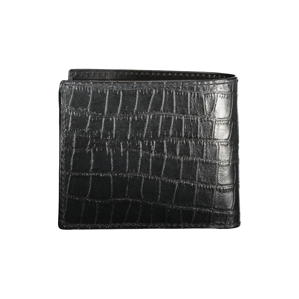 Tommy Hilfiger Black Leather Wallet Tommy Hilfiger Dark Slate Gray