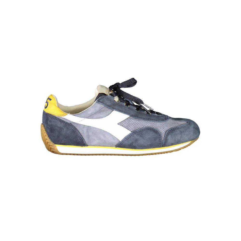 Diadora Blue Leather Women Sneaker Diadora Slate Gray