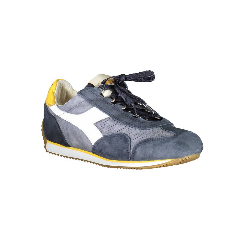 Diadora Blue Leather Women Sneaker Diadora Dim Gray