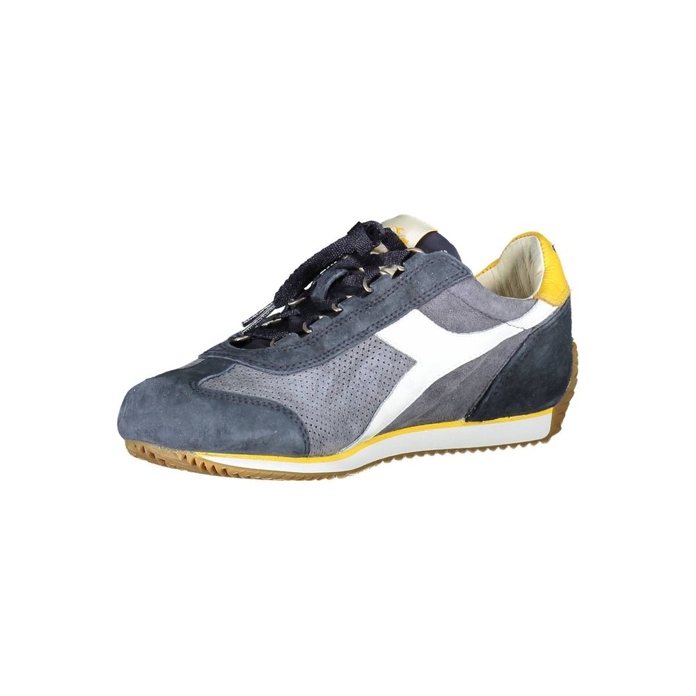 Diadora Blue Leather Women Sneaker Diadora Dim Gray