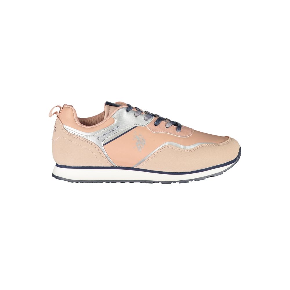 U.S. POLO ASSN. Pink Polyester Sneaker U.S. POLO ASSN. Wheat