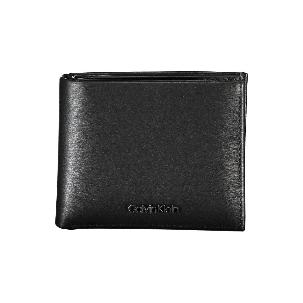 Calvin Klein Sleek Leather Bi-Fold Wallet with RFID Block Calvin Klein Dark Slate Gray