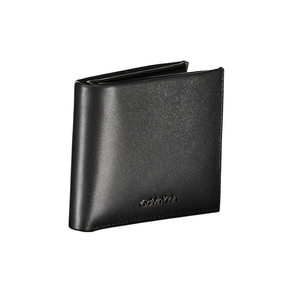 Calvin Klein Sleek Leather Bi-Fold Wallet with RFID Block Calvin Klein Dark Slate Gray