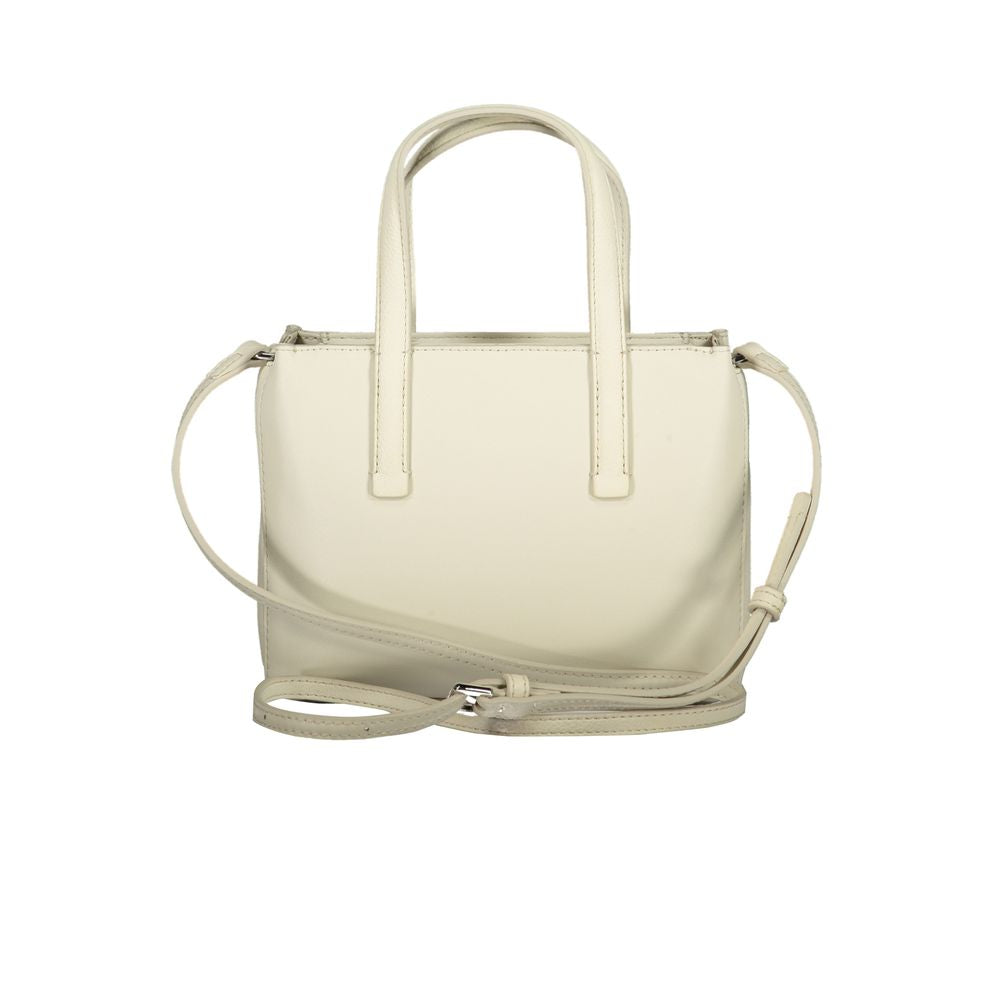 Calvin Klein Beige Polyester Handbag Calvin Klein Light Gray