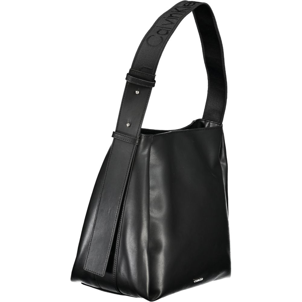 Calvin Klein Black Polyester Handbag Calvin Klein Dark Slate Gray